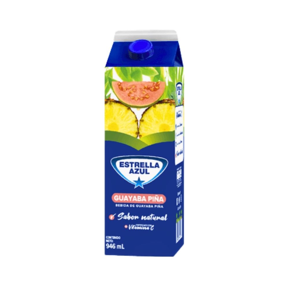FRESCURA GUAYABA-PINA 946ML ESTRELLA AZUL