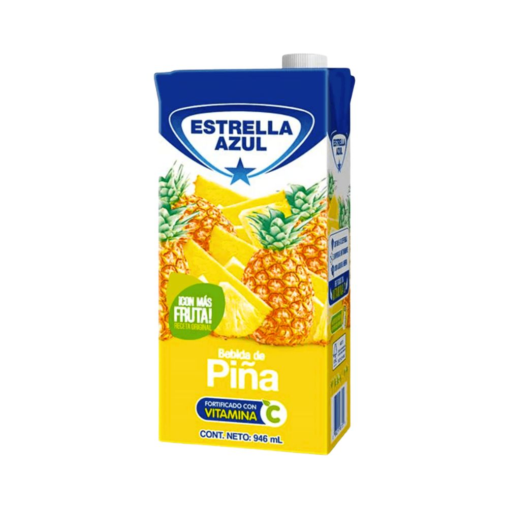 BEBIDA DE PINA UHT 946 ML ESTRELLA AZUL