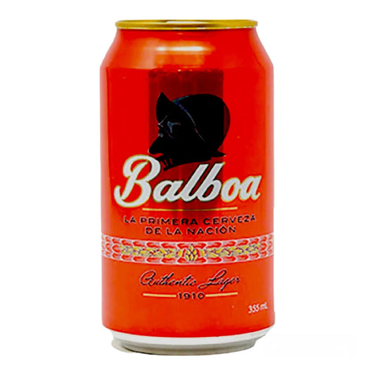 CERVEZA BALBOA DE LATA 355 ML CERVEZA BALBOA