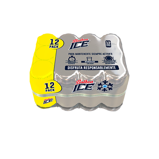 CERVEZA BALBOA ICE LTA 12 PACK - CERVEZA BALBOA