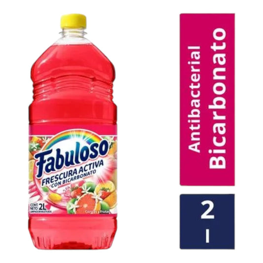 LIMPIADOR LIQUIDO FRESCURA ACTIVA 2 LT FABULOSO