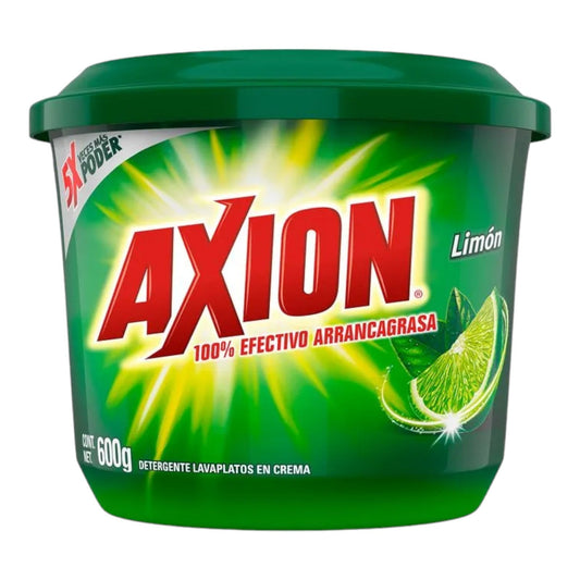 LAVAPLATOS EN CREMA LIMON 600 GR AXION