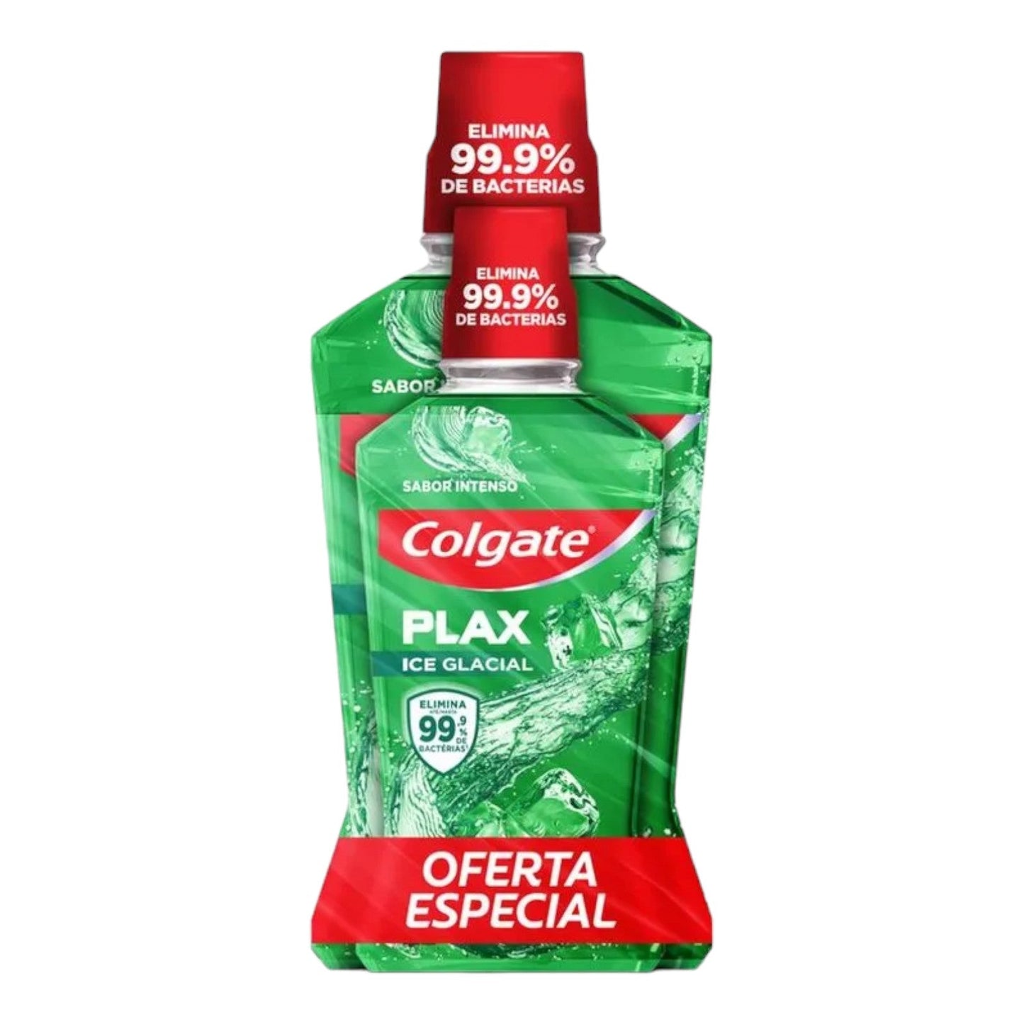 ENJUAGUE BUCAL PLAX ICE GLACIAL 500 ML + 25O ML  COLGATE