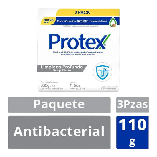 JABON DE ASEO PERSONAL ORIGINAL 3 PACK 110 GR PROTEX