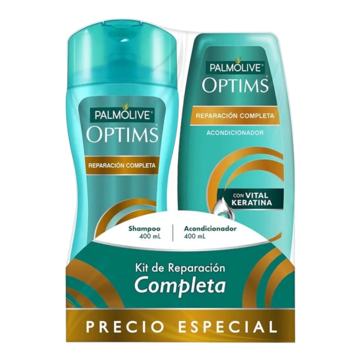 SHAMPOO MAS ACONDICIONADOR KIT DE REPARACION COMPLETA 400 ML PALMOLIVE