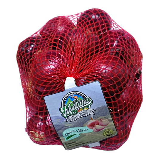 CEBOLLA CHICA MORADA EN MALLA POR KG