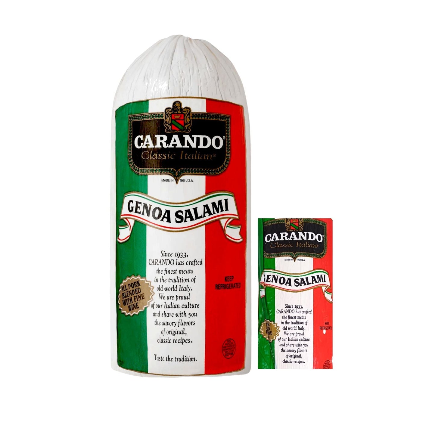 ALPINA GENOA SALAMI REBANADO POR 0.25 KG