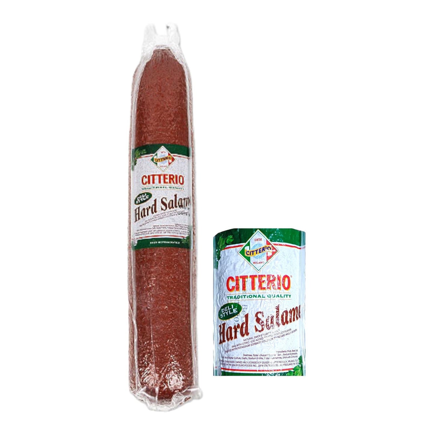 SALAMI HARD REBANADO POR 0.25 KG