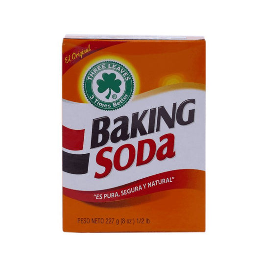 BAKING SODA VEGGIE 227 GR THREE LEAVES