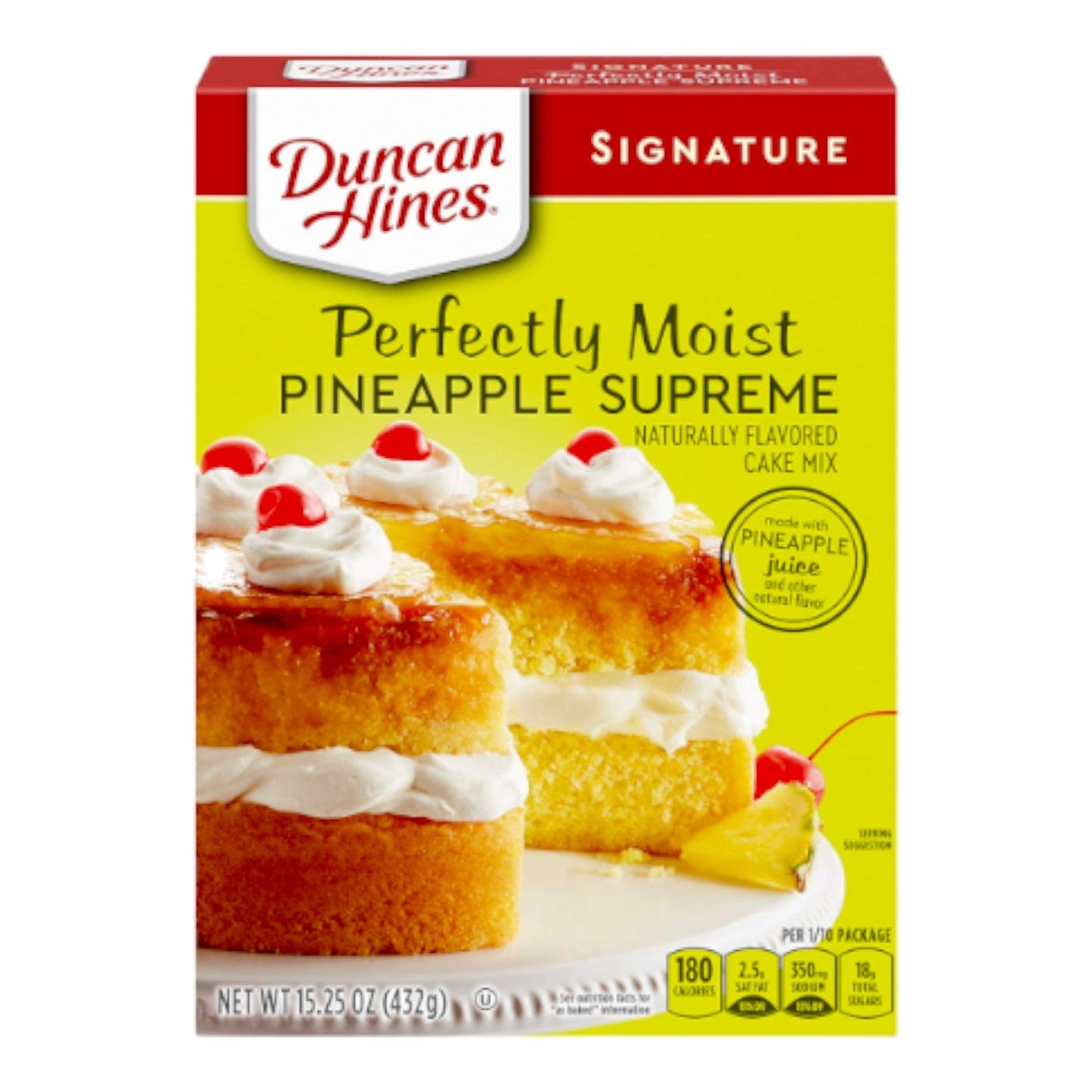 CAKE MIX PINEAPPLE SUPREME 432 GR DUNCAN HINES