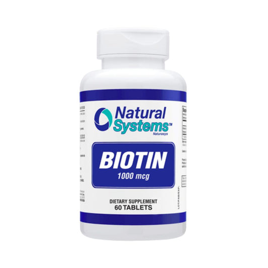 BIOTIN 1000 MCG 60 TAB NATURAL SYSTEM
