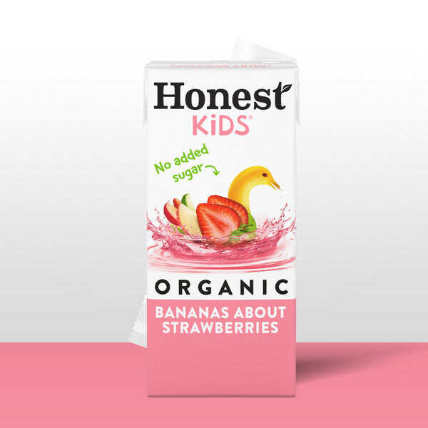 ORG.BANANA STRAWBERRIES 6 OZ HONEST KIDS