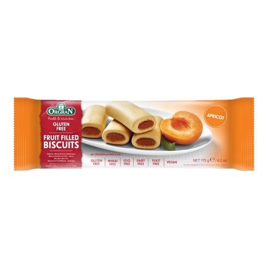 BISCUITS GF APRICOT 175 GR ORGRAN