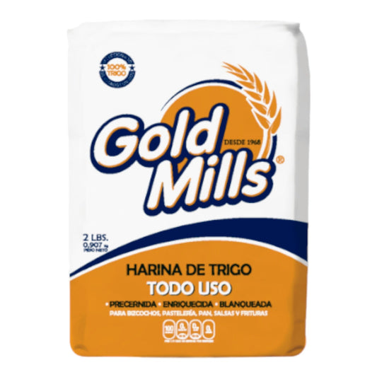 HARINA SEMIDURA 2 LB GOLD MILLS