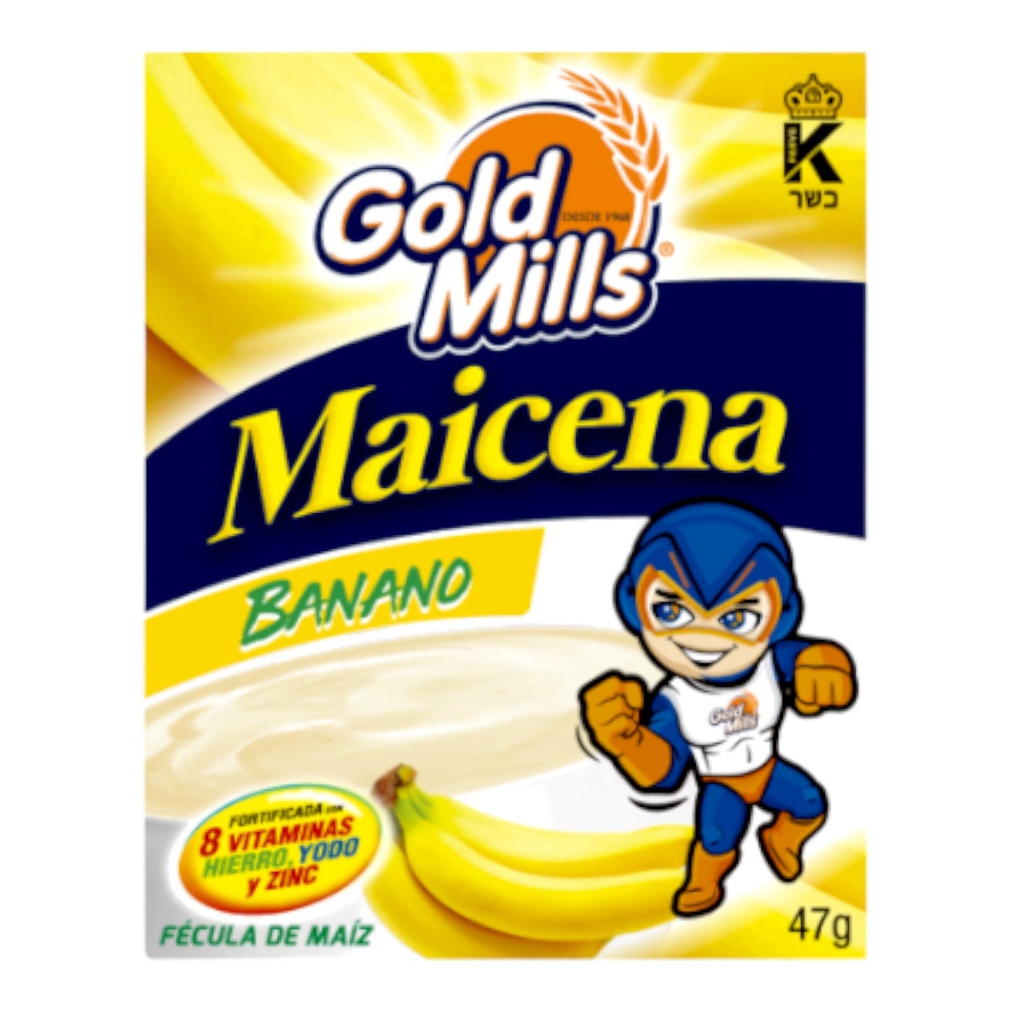 MAICENA SABOR BANANO 47 GR GOLD MILLS