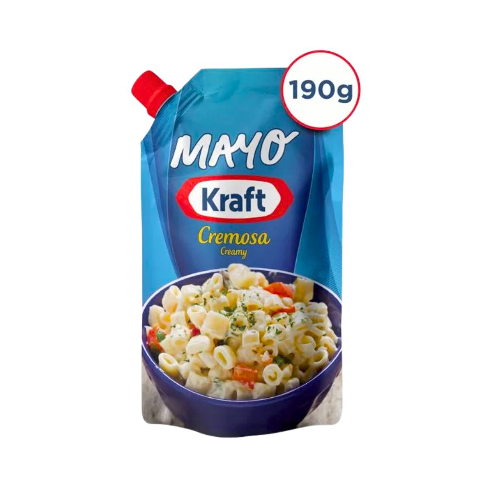 MAYONESA CREMOSA DOYPACK 190 GR KRAFT
