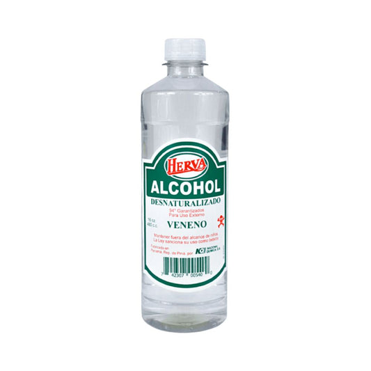 ALCOHOL 95 GRADOS 16oz HERVA