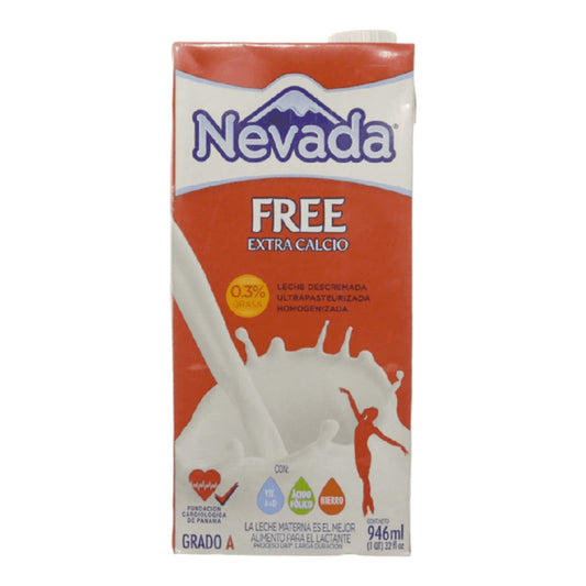 LECHE DESCREMADA FREE 99.7% 946ML NEVADA