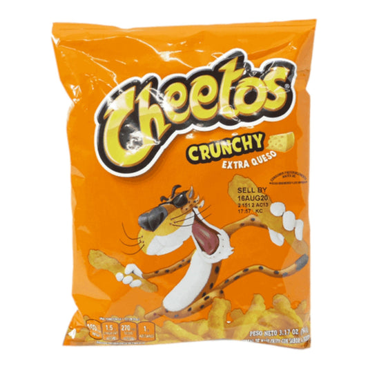 CHEETOS CRUNCHY EXTA QUESO 90 GR CHEETOS