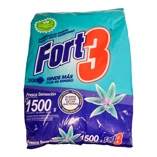 DETERGENTE EN POLVO FRESCA SENSACION 1500 GR FORT3