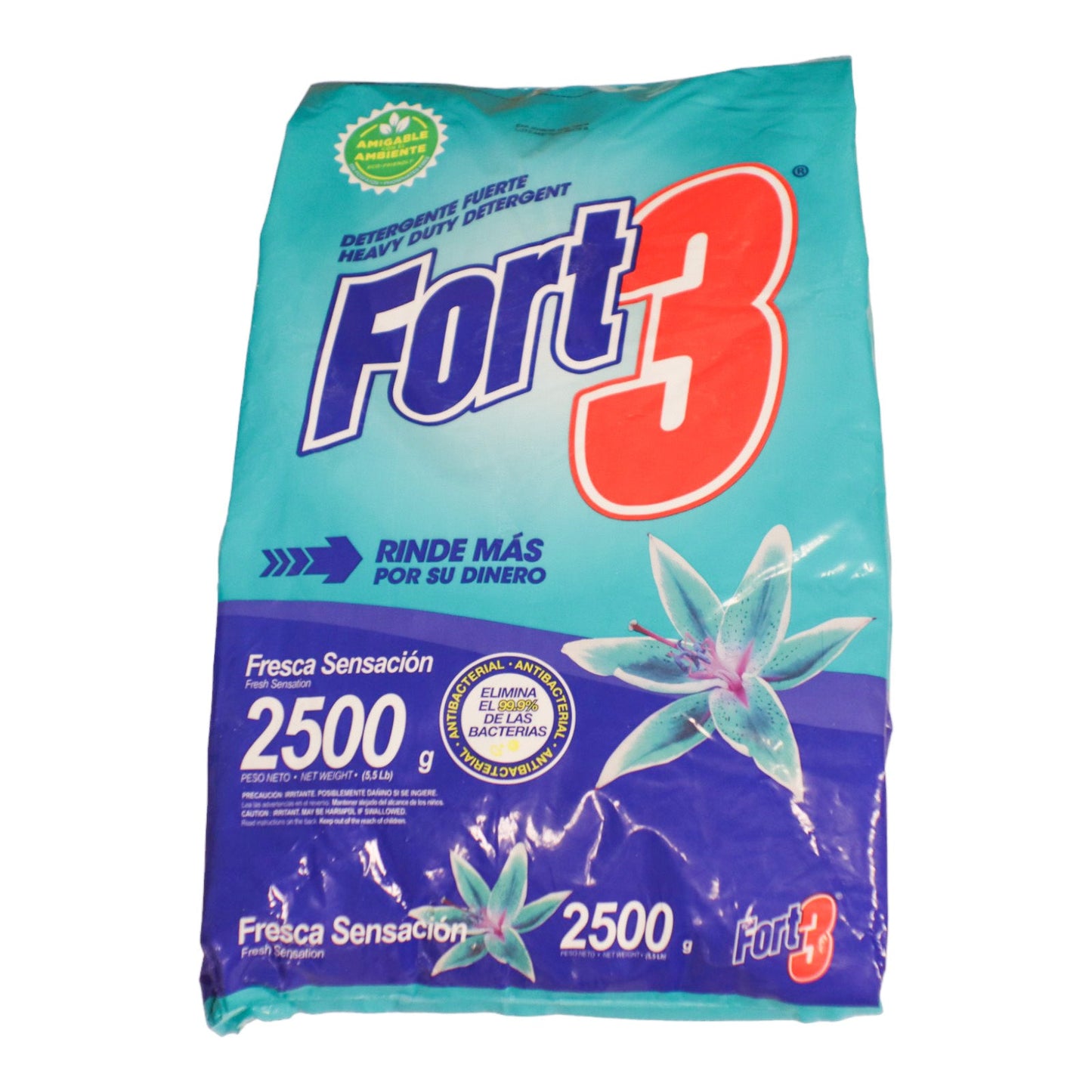 DETERGENTE EN POLVO FRESCA SENSACION 2500 GR FORT3