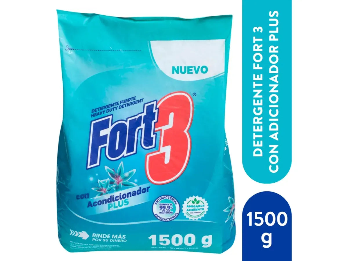 DETERG.EN POLVO CN.ACOND.PLUS 1.5 KG - FORT3