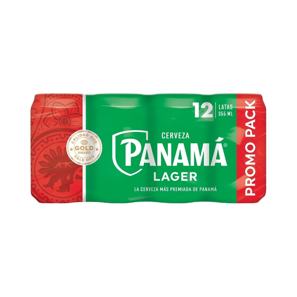 CERVEZA PANAMA LAGER 12 PACK 355 ML