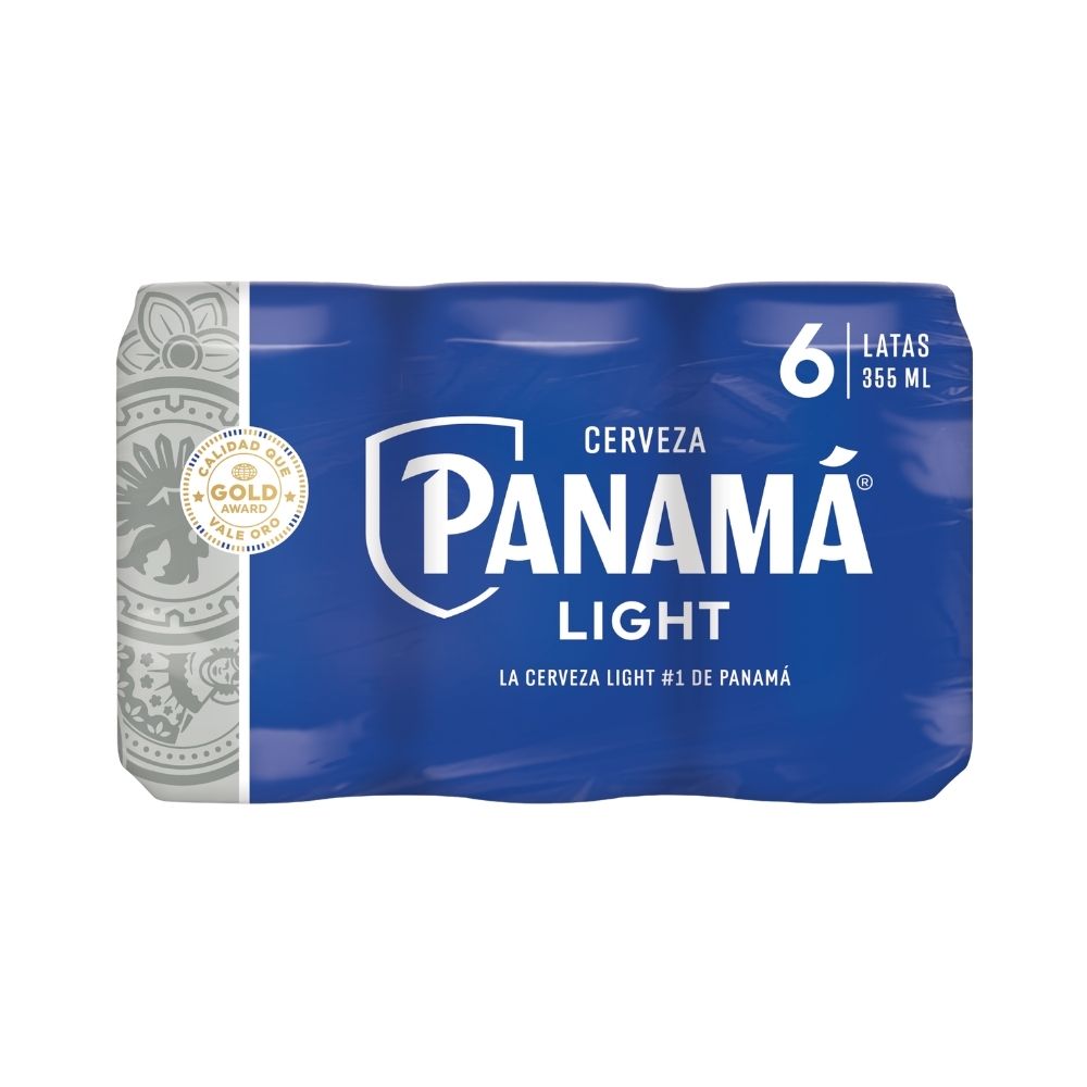 CERVEZA PANAMA LIGHT LATA 355 ML