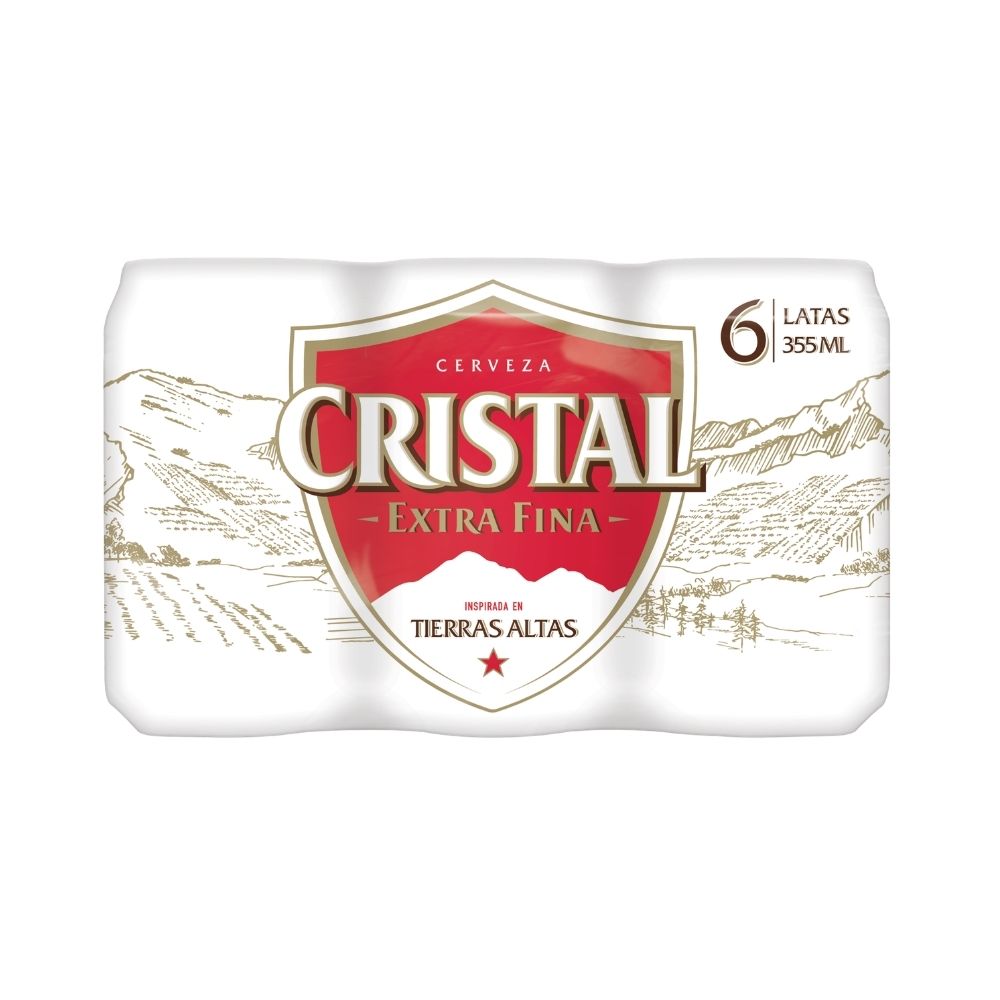 CERVEZA CRISTAL LATA 355 ML