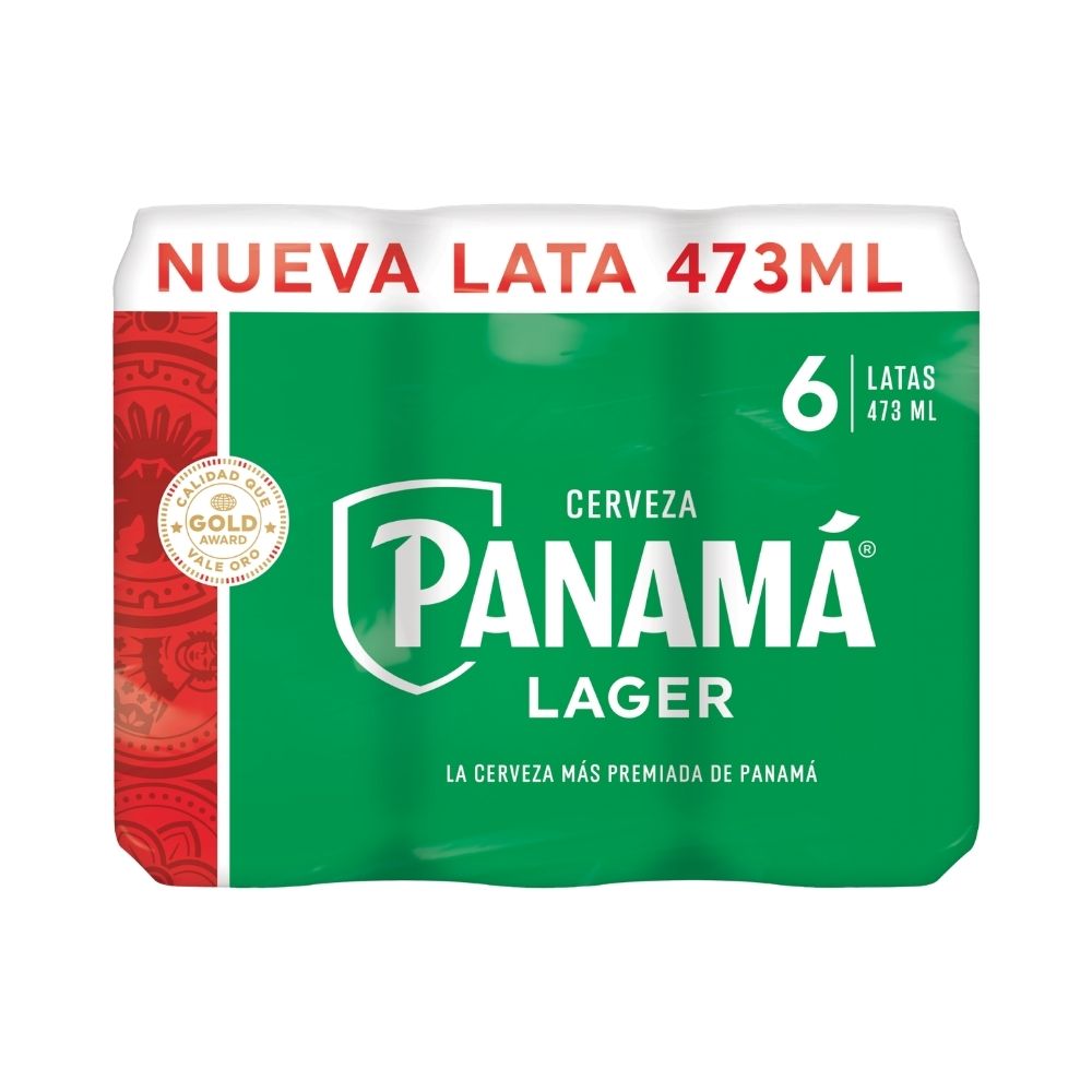 CERVEZA PANAMA LAGER LATA 473 ML