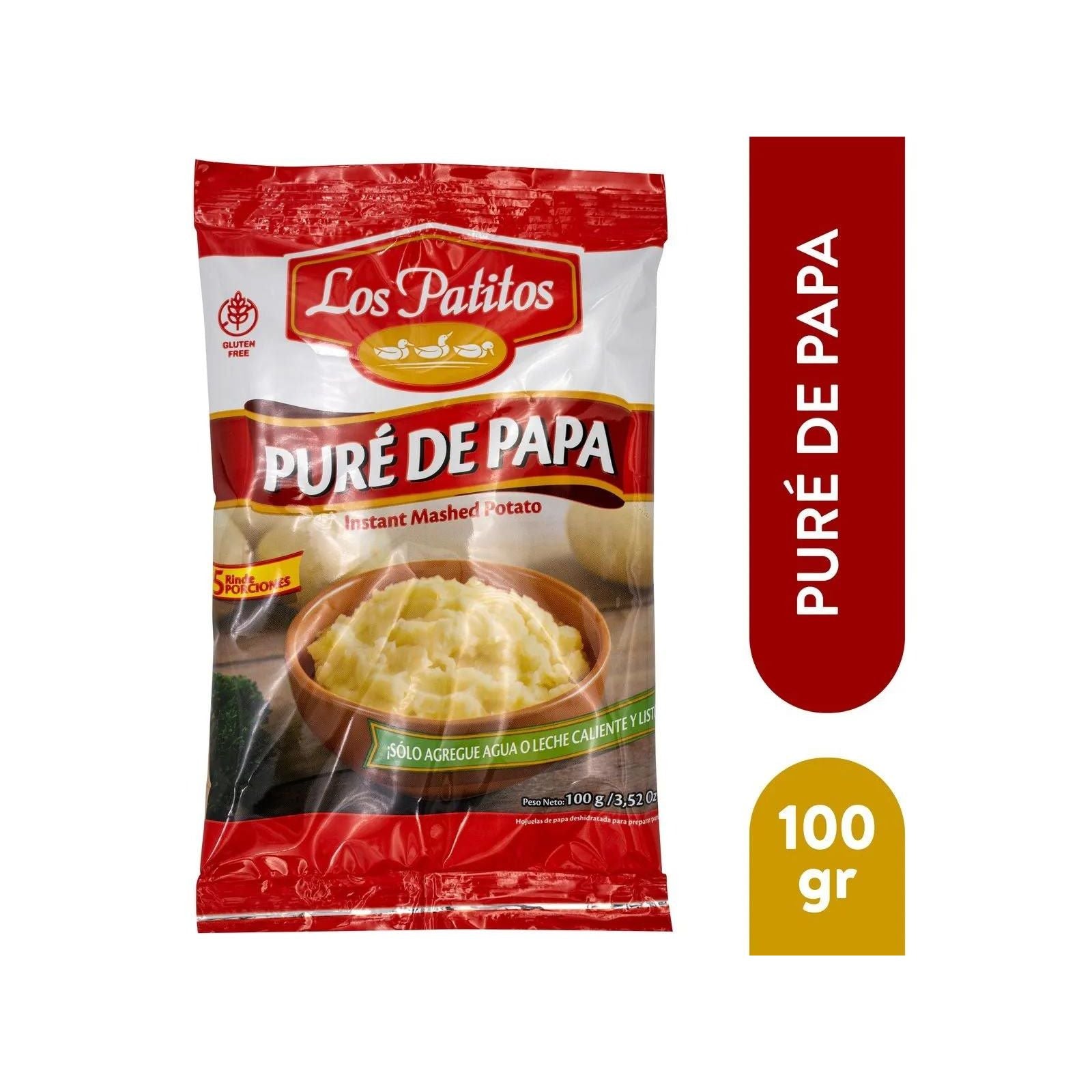 PURE DE PAPA INSTANTANEO 100 GR LOS PATITOS– Super Barú Online