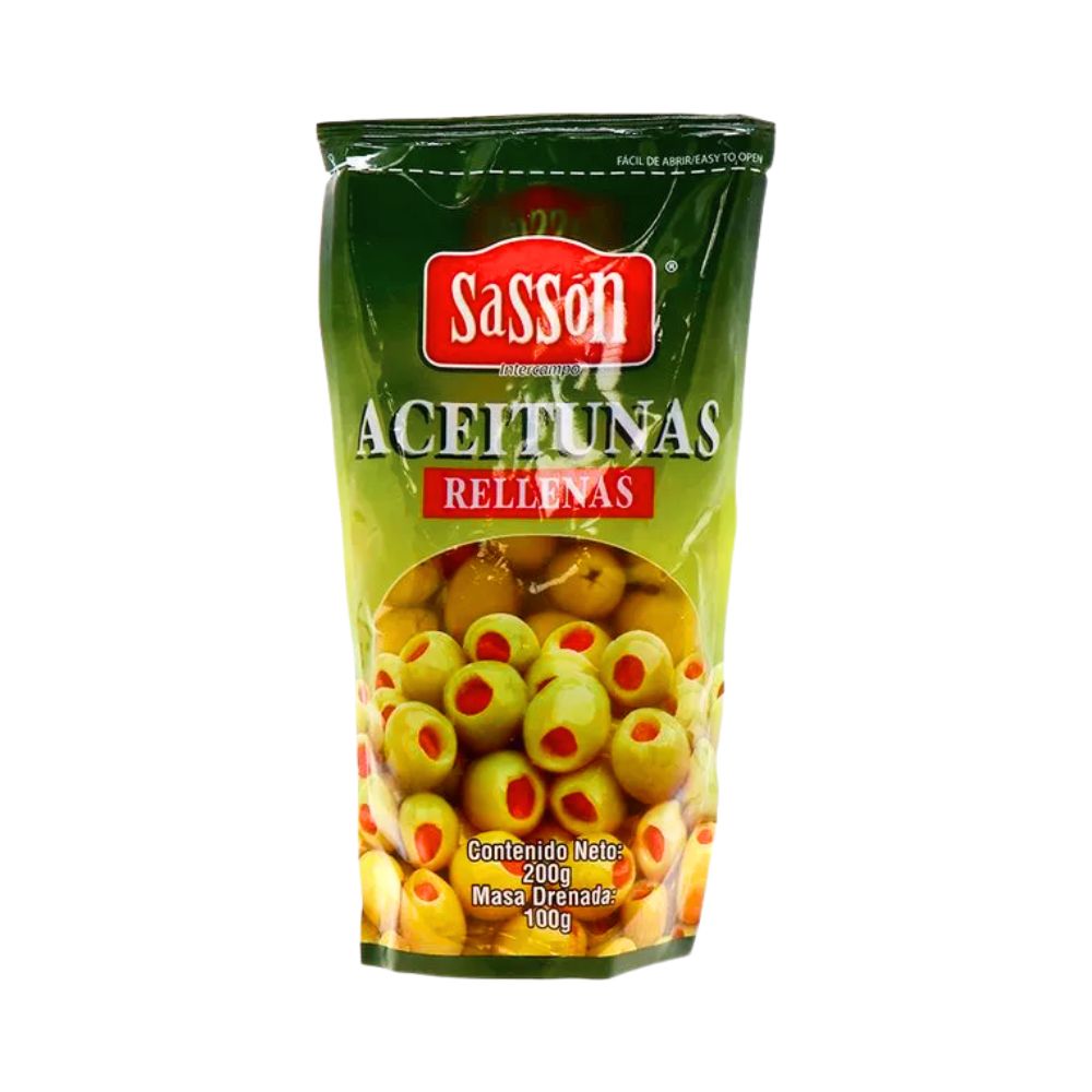 ACEITUNAS RELLENAS 100GR SASSON