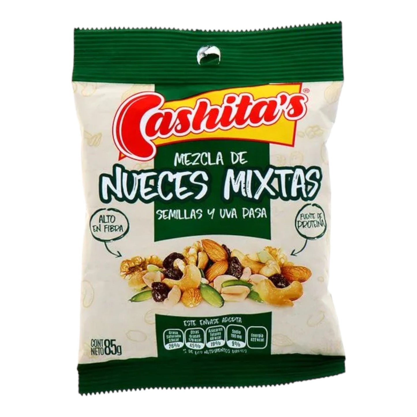 NUEZ MIXTA CASHITAS BOLSA 85 GR CASHITA'S