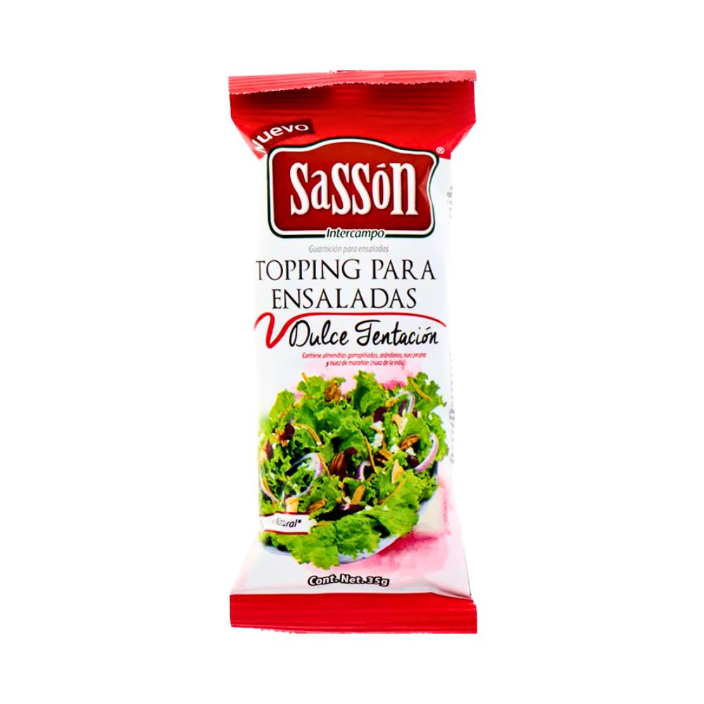 TOPPING PARA ENSALADA DULCE TENT. 35 GR SASSON