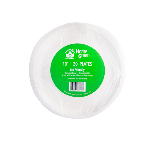 PLATOS 10" ECO-FRIENDLY 20 UN HOME GREEN