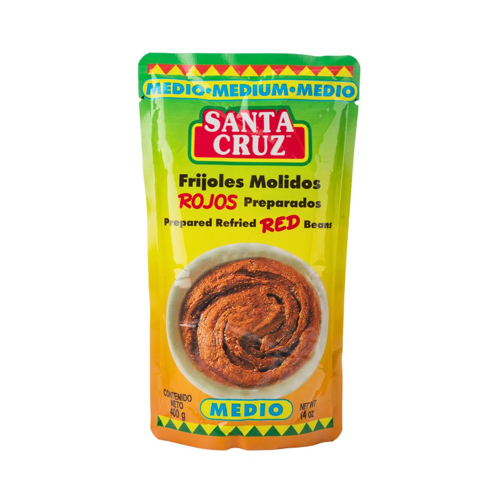 FRIJOLES ROJOS MOLIDO MEDIO 400GR SANTA CRUZ
