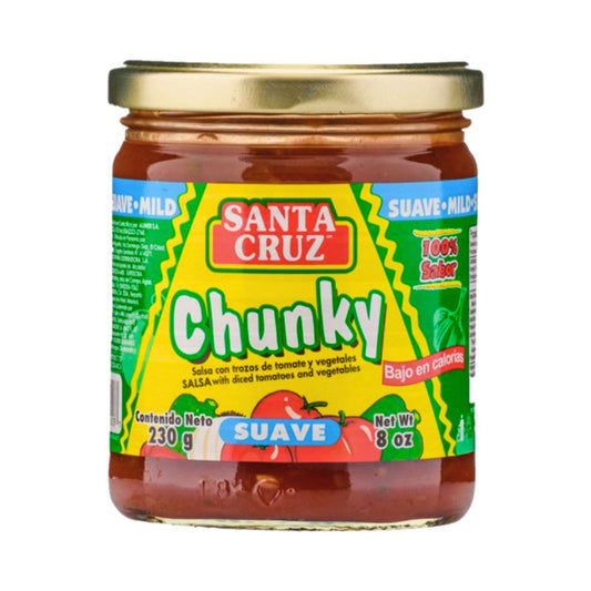 SALSA CHUNKY SUAVE 230 GR SANTA CRUZ