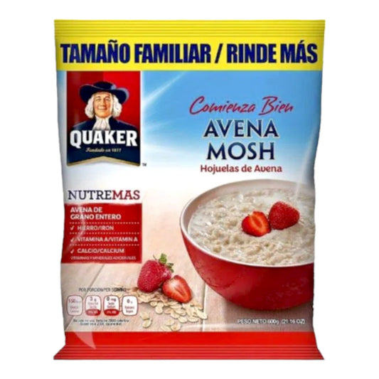 AVENA HOJUELAS MOSH 600 GR QUAKER