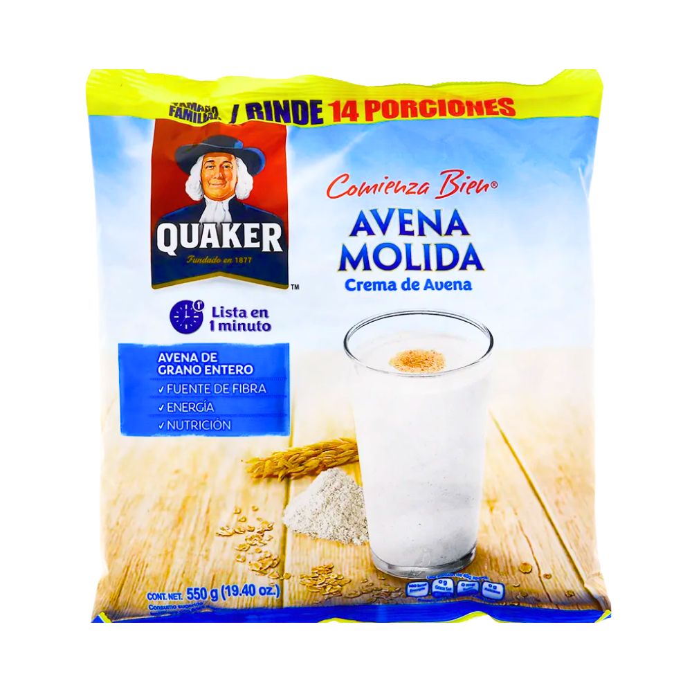 AVENA MOLIDA 550 GR QUAKER