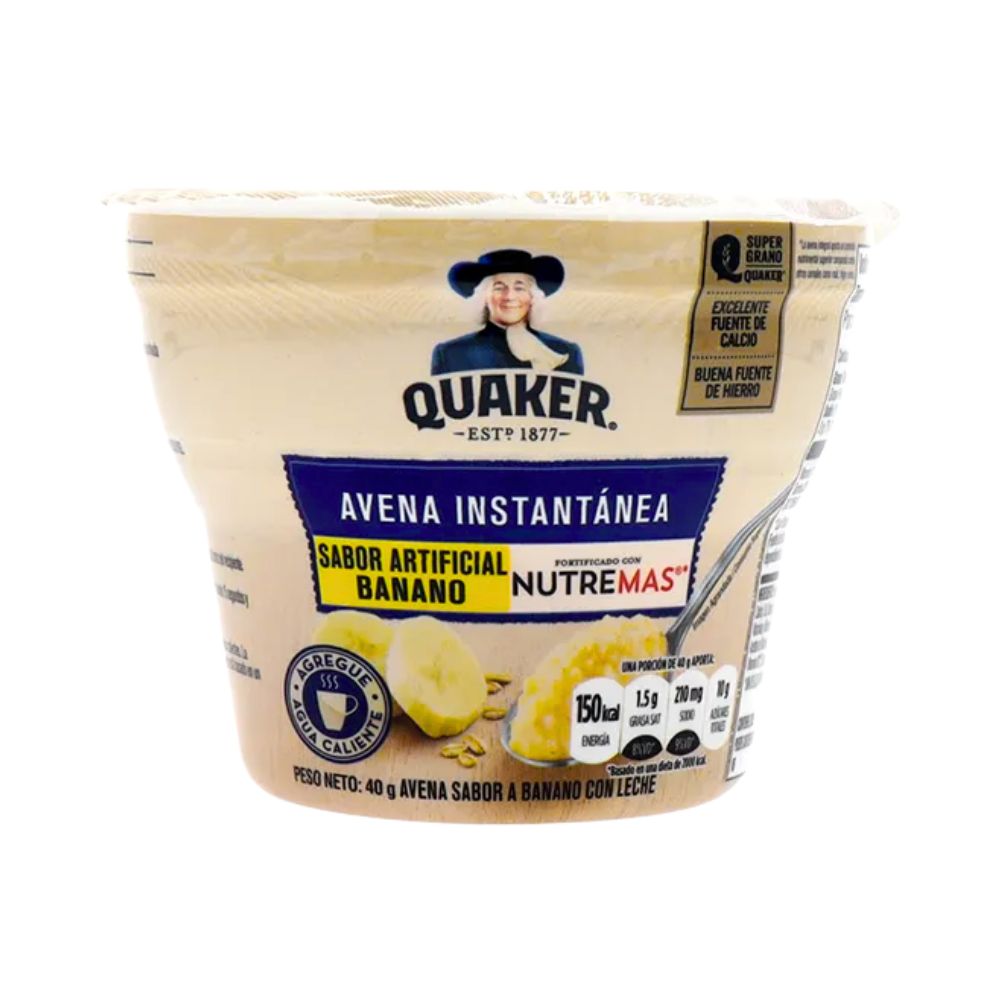AVENA INSTANTANEA BANANO 45GR QUAKER