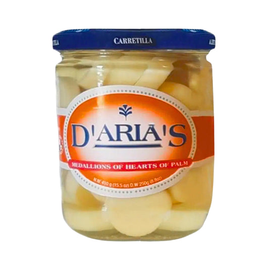 PALMITOS EN RODAJAS 250GR D'ARIA'S