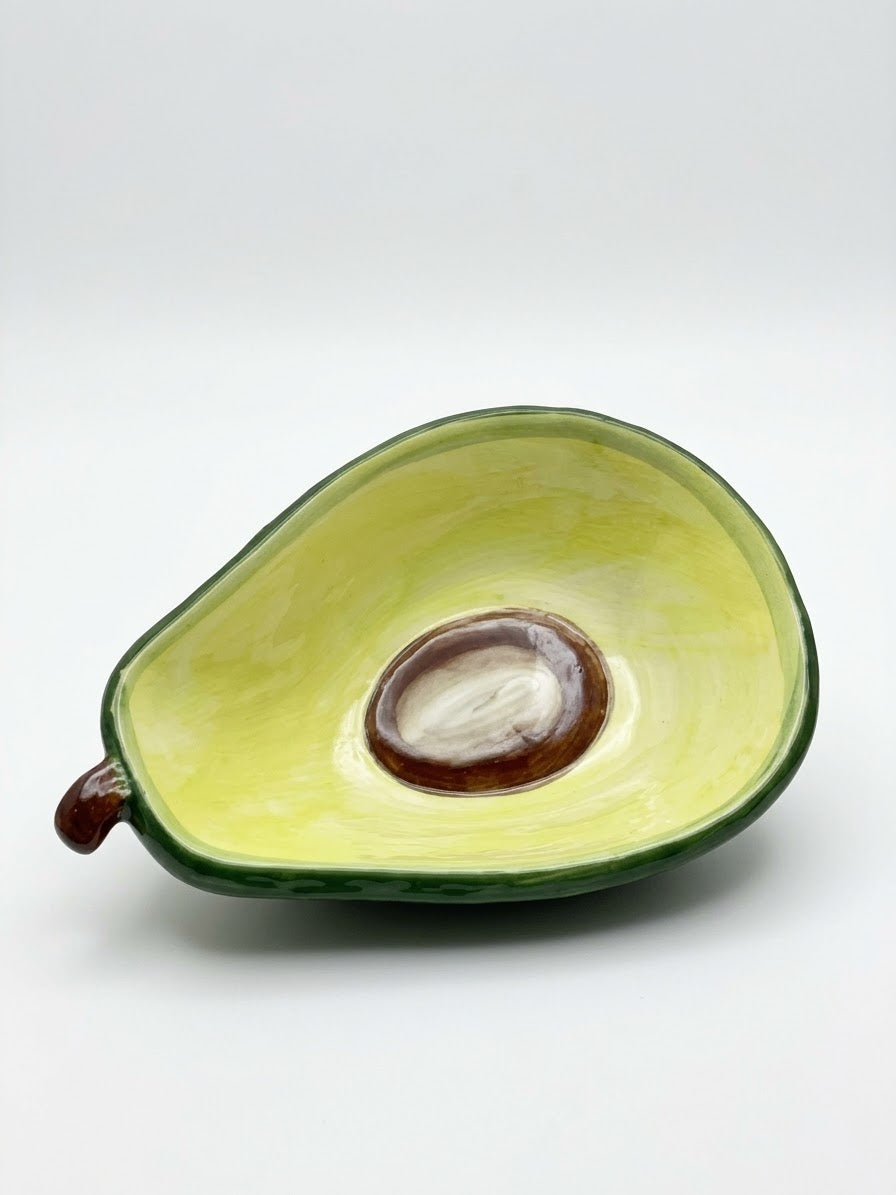 BANDEJA CERAMICA AGUACATE 16X11 CM LIFE ART