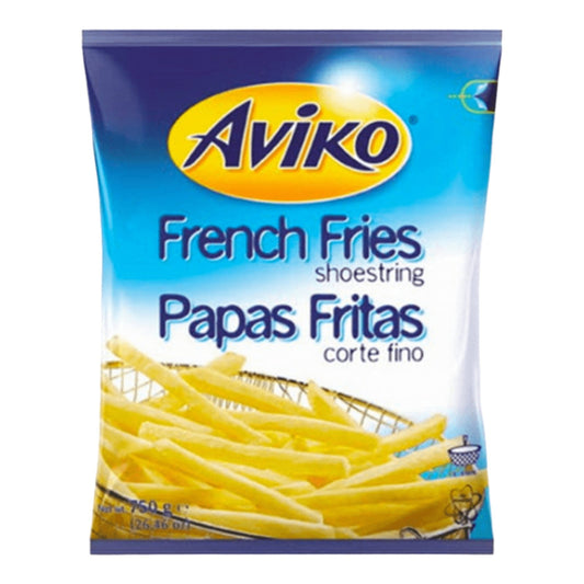 PAPA FRITA ESTILO FRANCESA CORTE FINO 750 GR AVIKO