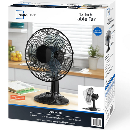 VENTILADOR DE MESA OSCILANTE 3.5CM MAINSTAYS