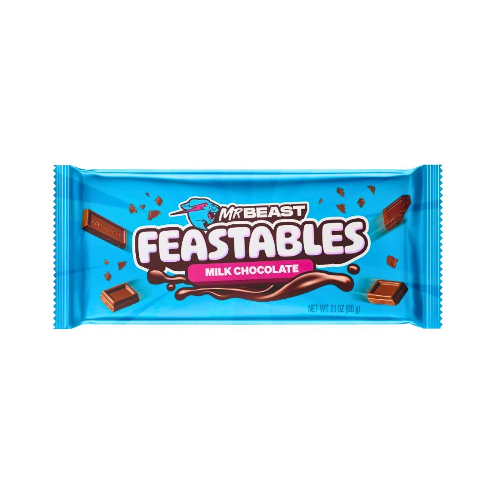 MILK CHOCOLATE 60 GR MR BEAST FEASTABLES