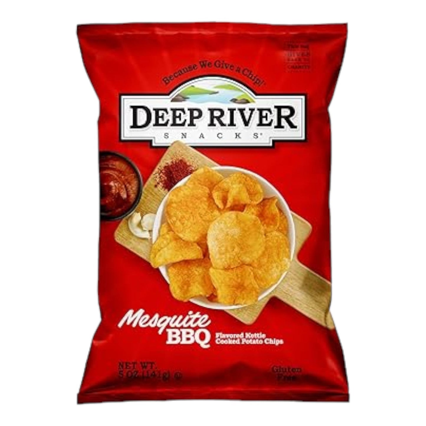 SNACK MESQUITE BBQ POTATO 5 OZ DEEP RIVER SNACKS