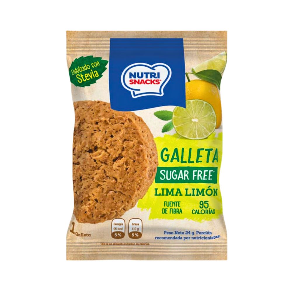 GALLETA LIMON SIN AZUCAR 48GR NUTRI SNACKS