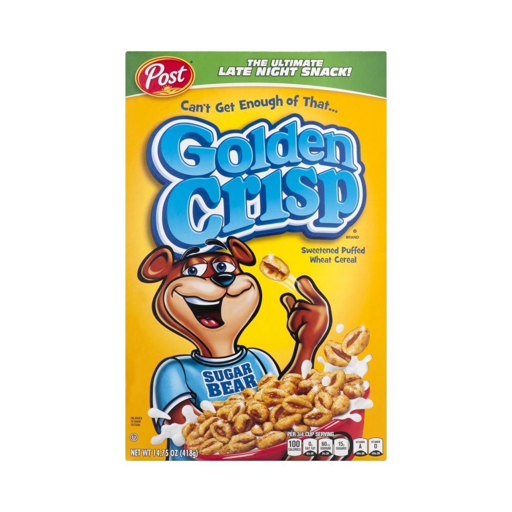 CEREAL SUPER GOLDEN CRISP 14 OZ POST