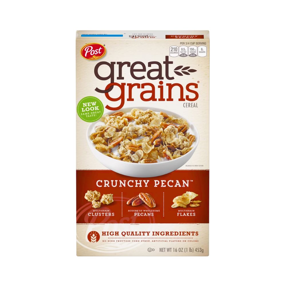 CEREAL GREAT GRAINS CHUNCHY 16 OZ POST