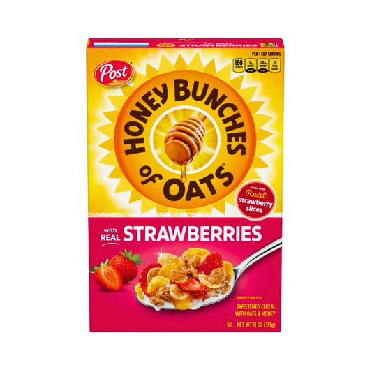 CEREAL HONEY BUNCHES OF OATS STRAW POST 11OZ POST
